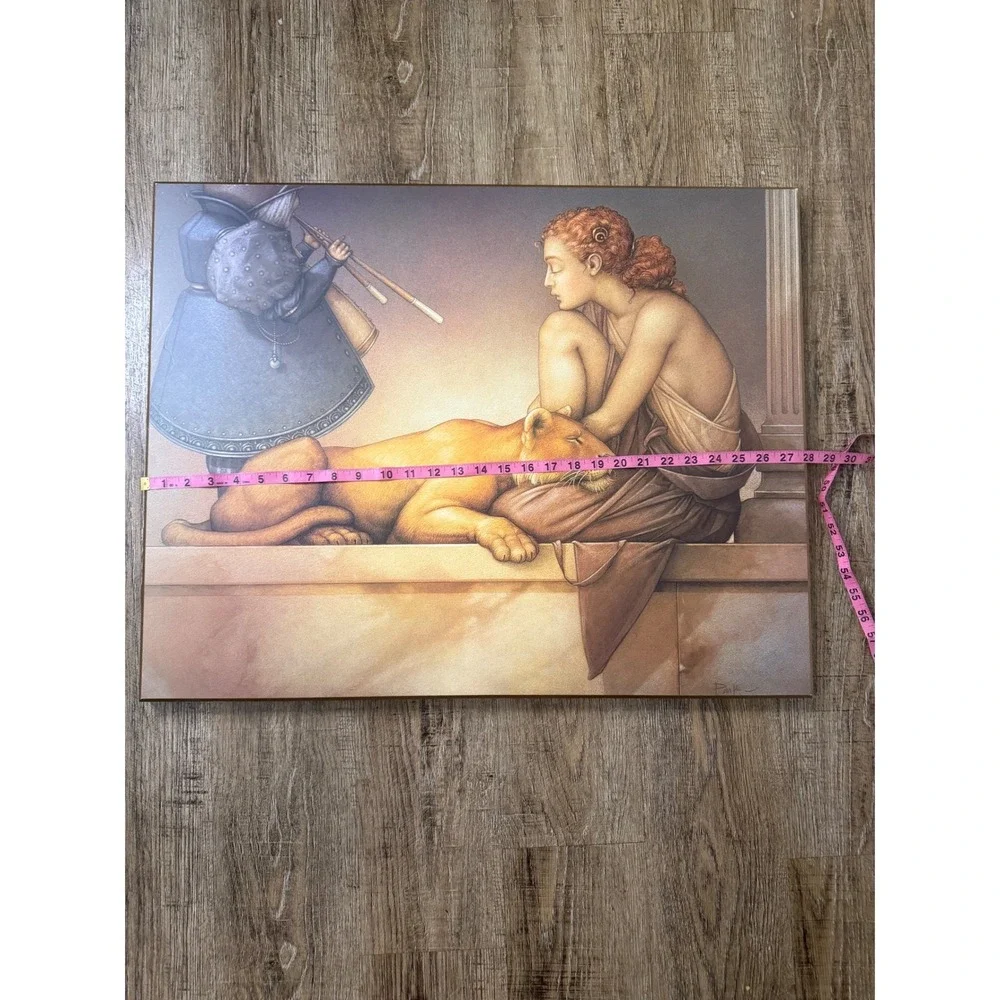 Michael Parkes Flute Meditation Z Gallerie Surrealist Art Print‎ 22x28
